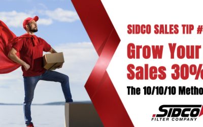 Sidco Sales Tip #4: Grow Sales 30% The 10/10/10 Method